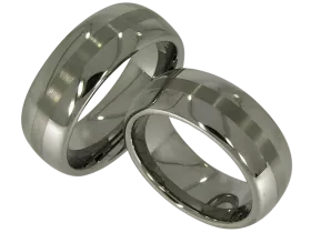 Melanie - a pair of rings (tungsten)